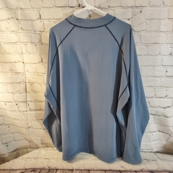 Coolibar XXL Long Sleeve UPF 50 Sun Protectant Blue Shirt Polyester - Picture 4 of 16
